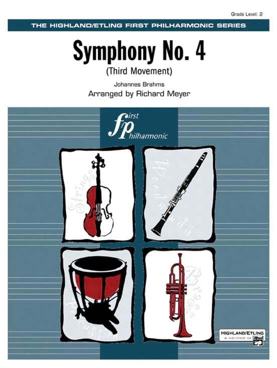 Symphony No. 4 (Third Movement) Brahms J. / arr. Meyer R. Partition
