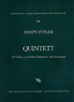 Streichquintett - Stimmen Joseph Eybler Partition Quintettes
