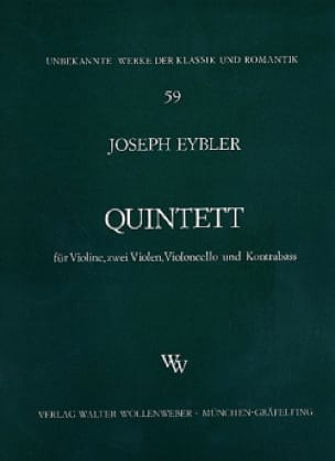 Streichquintett - Stimmen Joseph Eybler Partition Quintettes