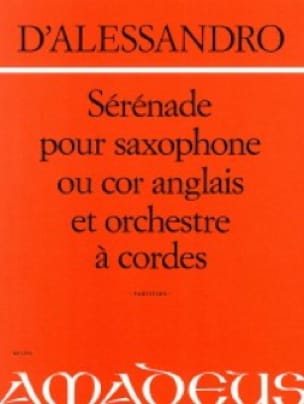 Sérénade pour saxophone ou cor anglais et orch. à cordes op. 12