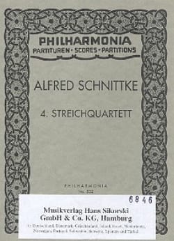 Streichquartett Nr. 4 - Partitur SCHNITTKE Partition Petit format