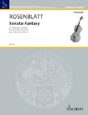 Sonata-Fantasy Alexander Rosenblatt Partition Violoncelle