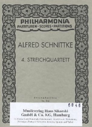 Streichquartett Nr. 4 - Partitur - SCHNITTKE - Partition