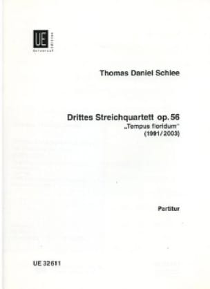 Drittes Streichquartett op. 56 - Partitur - Thomas Daniel Schlee