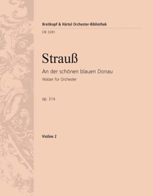 An der schönen blauen Donau - Johann Strauss - Partition