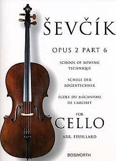 Etudes Opus 2 / Partie 6 - Violoncelle SEVCIK Partition Violoncelle