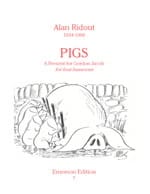 Pigs - 4 bassoons Alan Ridout Partition Basson