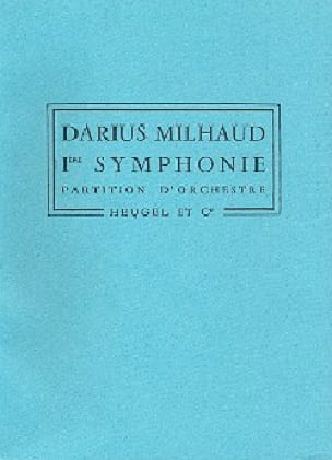 Symphonie n° 1 - Conducteur MILHAUD Partition Petit format