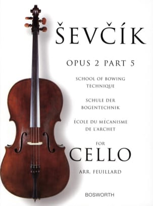 Etudes Opus 2 / Partie 5 - Violoncelle SEVCIK Partition Violoncelle