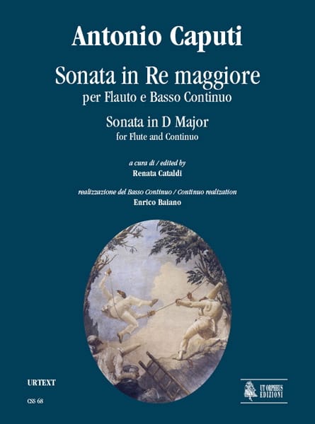 Sonata In D Major for Flute and Continuo - Antonio Caputi - Partition