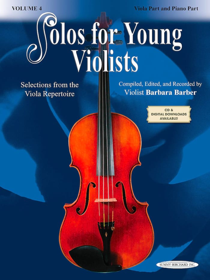 Solos for young violists vol 4 CD - Barbara Barber - Partition