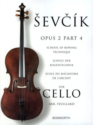 Etudes Opus 2 / Partie 4 - Violoncelle SEVCIK Partition Violoncelle
