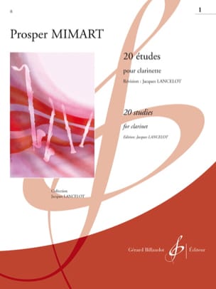 20 Etudes - vol 1 - Clarinette - Mimart P. / Lancelot Jacques