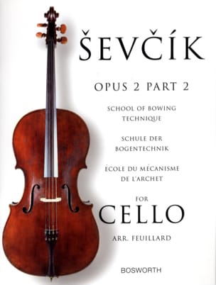 Etudes Opus 2 / Partie 2 - Violoncelle SEVCIK Partition Violoncelle