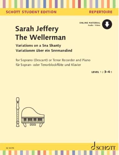 The Wellerman Variations Sarah Jeffery Partition Flûte à bec