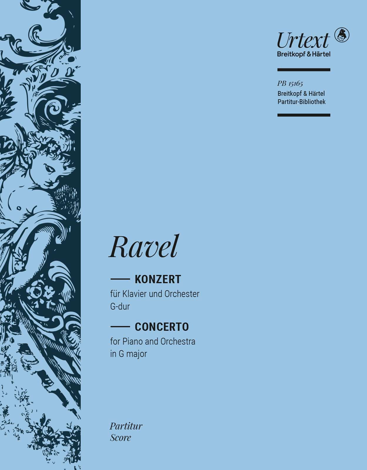 Piano Concerto in G major RAVEL Partition Grand format