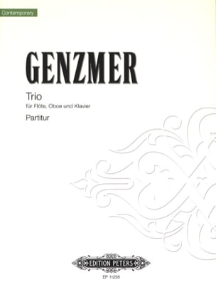 Trio Flûte-Hautbois et Piano Harald Genzmer Partition Trios