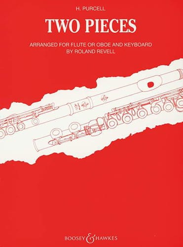 2 Pieces - Flute or oboe piano PURCELL Partition Flûte traversière