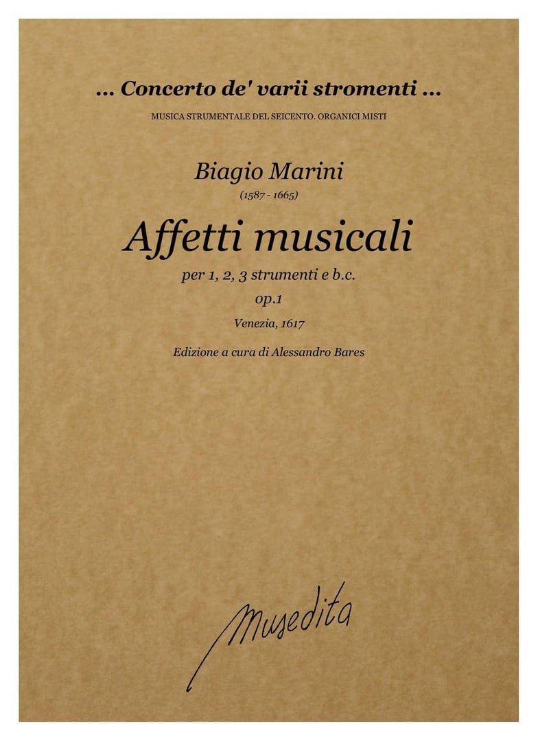 Affetti musicali a 1, 2 e 3 strumenti e B.C - Biagio Marini