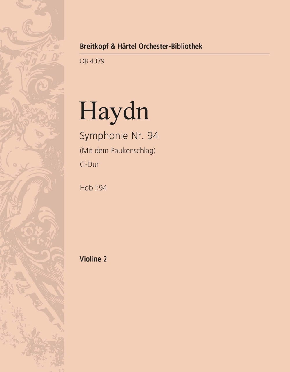 Symphonie G-Dur Hob I: 94 HAYDN Partition
