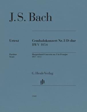 Parcourir les pages de Harpsichord Concerto no. 3 D major BWV 1054 - BACH - Partition