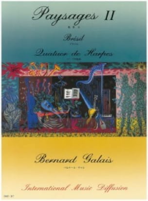 Paysages 2 - Brésil - Quatuor De Harpes Bernard Galais Partition