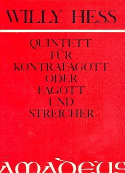 Quintett - Kontrafagott o. Fagott u. Streicher - Willy Hess