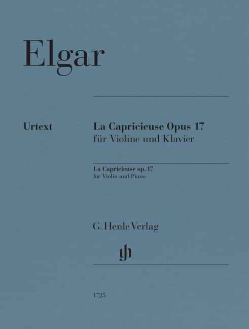 La Capricieuse op. 17 Edward Elgar Partition Violon