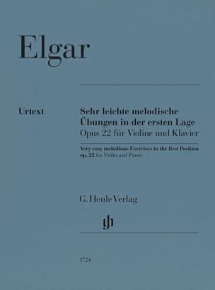 Very easy melodious Exercises in the first Position op. 22
