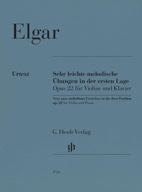Very easy melodious Exercises in the first Position op. 22