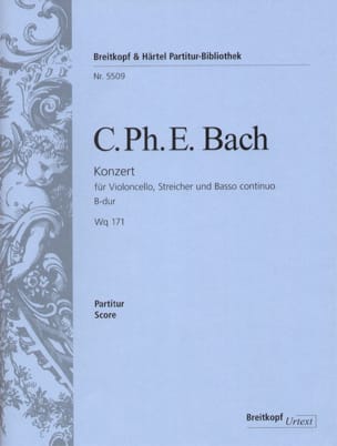 Concerto Pour Violoncelle et Orchestre En Si B Majeur Wq 171