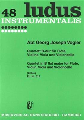Quartett Si bémol majeur VOGLER Partition Quatuors