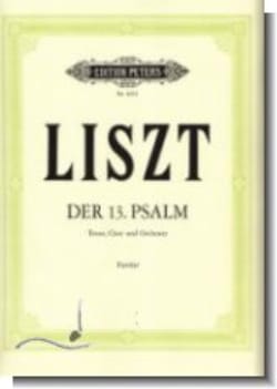 Der 13. Psalm LISZT Partition Grand format