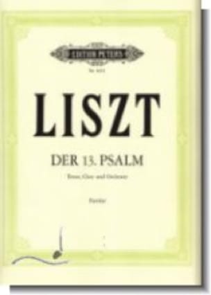 Der 13. Psalm LISZT Partition Grand format