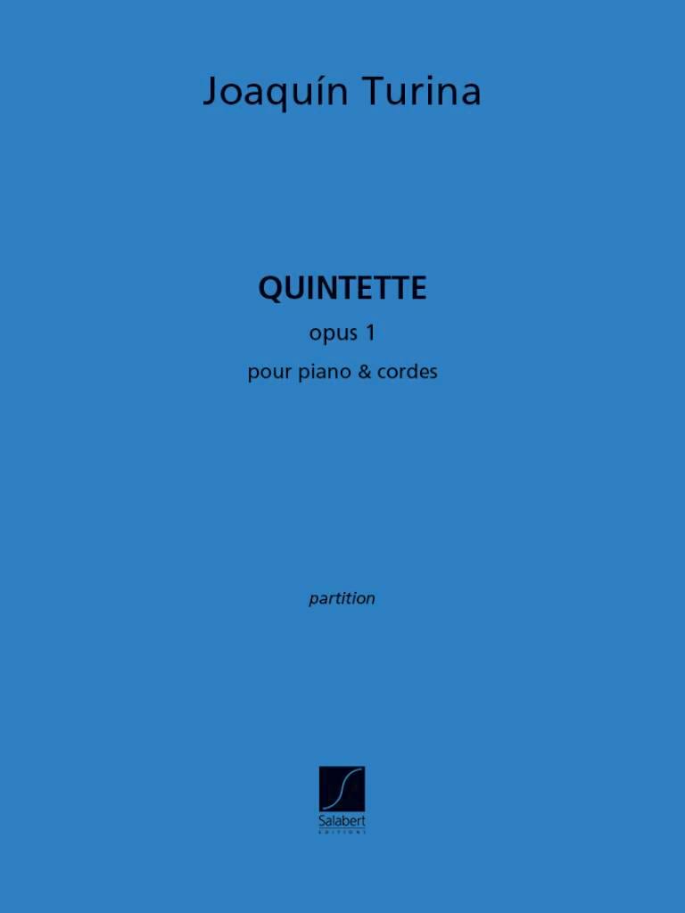 Quintette op. 1 - Partition TURINA Partition Grand format