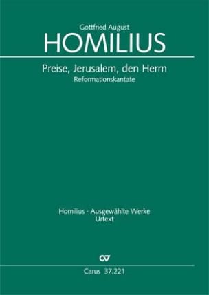 Preise, Jerusalem, den Herrn - Gottfried August Homilius - Partition