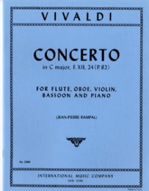 Concerto in C major P. 82 - Flute oboe violin bassoon piano - VIVALDI