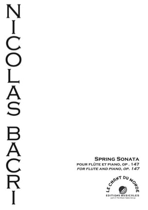 Spring Sonata op 147 Nicolas Bacri Partition Flûte traversière