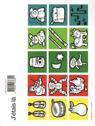 J'étais là - Autocollants Serge Lecussant Partition Solfèges