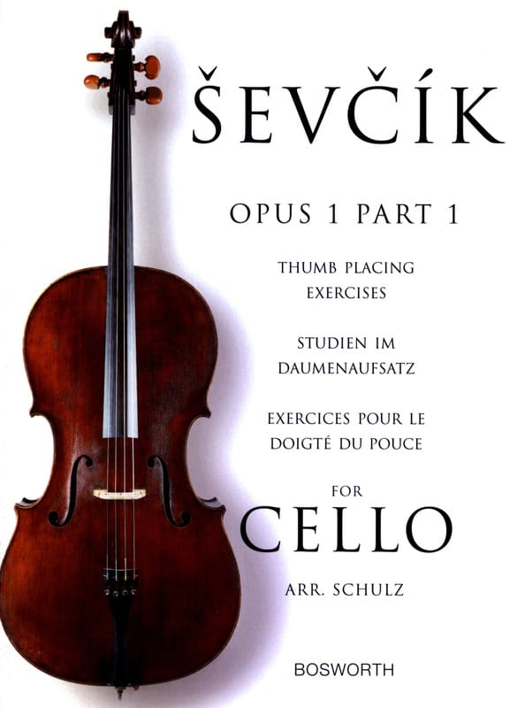 Etudes Opus 1 / Partie 1 - Violoncelle - SEVCIK - Partition