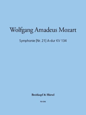 Parcourir les pages de Symphonie Nr. 21 A-dur KV 134 - Partitur - MOZART - Partition