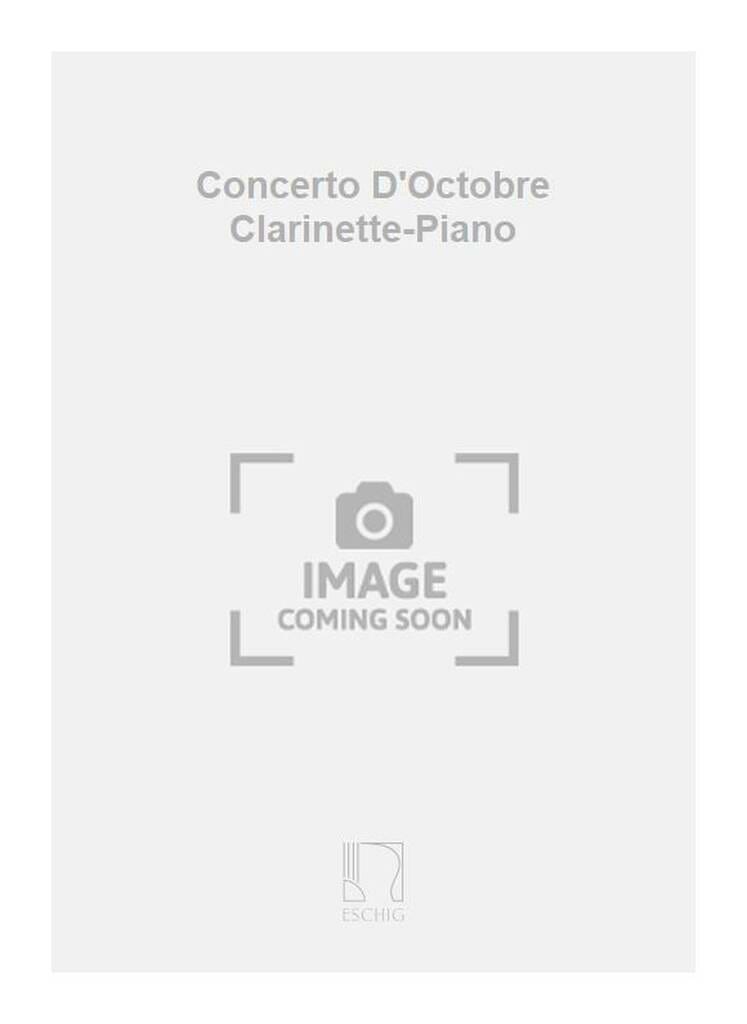 Concerto d'Octobre - Jacques Bondon - Partition - Clarinette