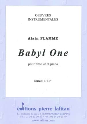 Babyl One Alain Flamme Partition Flûte traversière