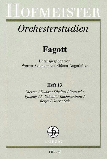 Orchesterstudien - Fagott - Heft 13