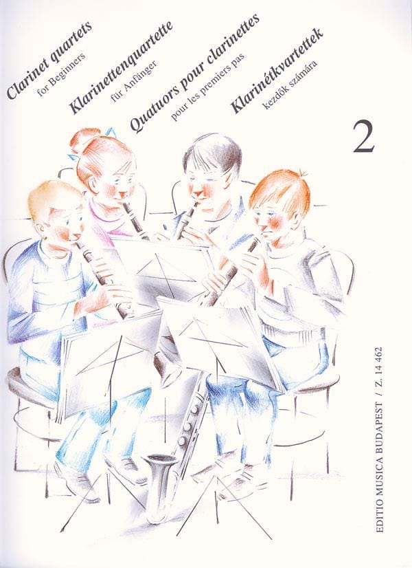 Clarinet Quartets For Beginners Vol 2 Partition Clarinette