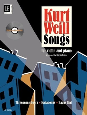 Kurt Weill Songs - Violon WEILL Partition Violon