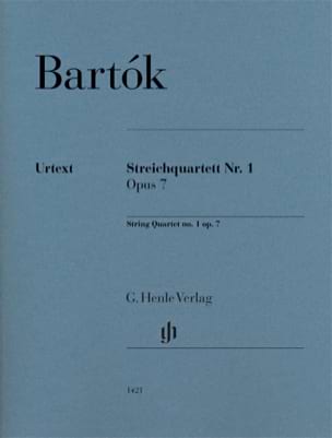 Quatuor à cordes n° 1 op. 7 BARTOK Partition Quatuors