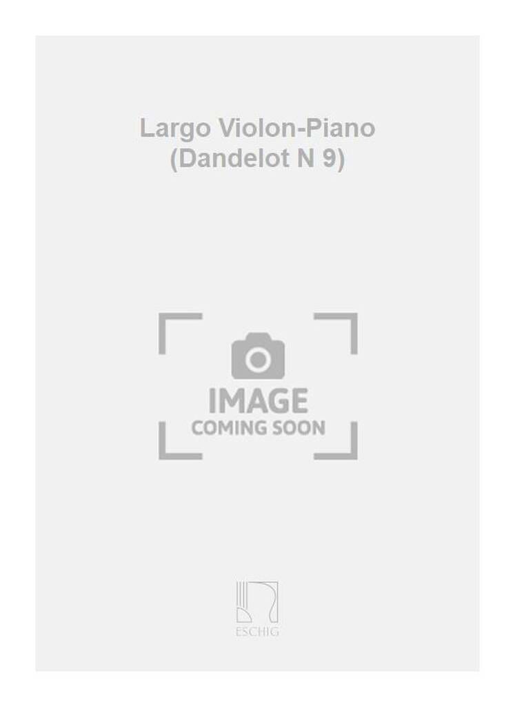 Largo en ut mineur Louis Nicolas Clérambault Partition Violon