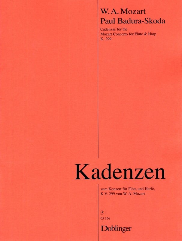 Kadenzen zum Konzert Flöte und Harfe KV 299