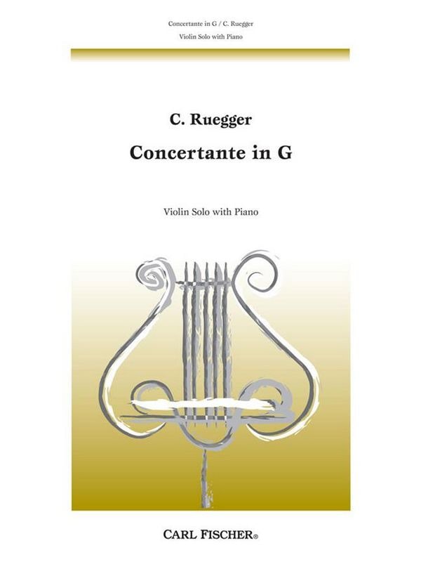 Concertante in G Charlotte Ruegger Partition Violon